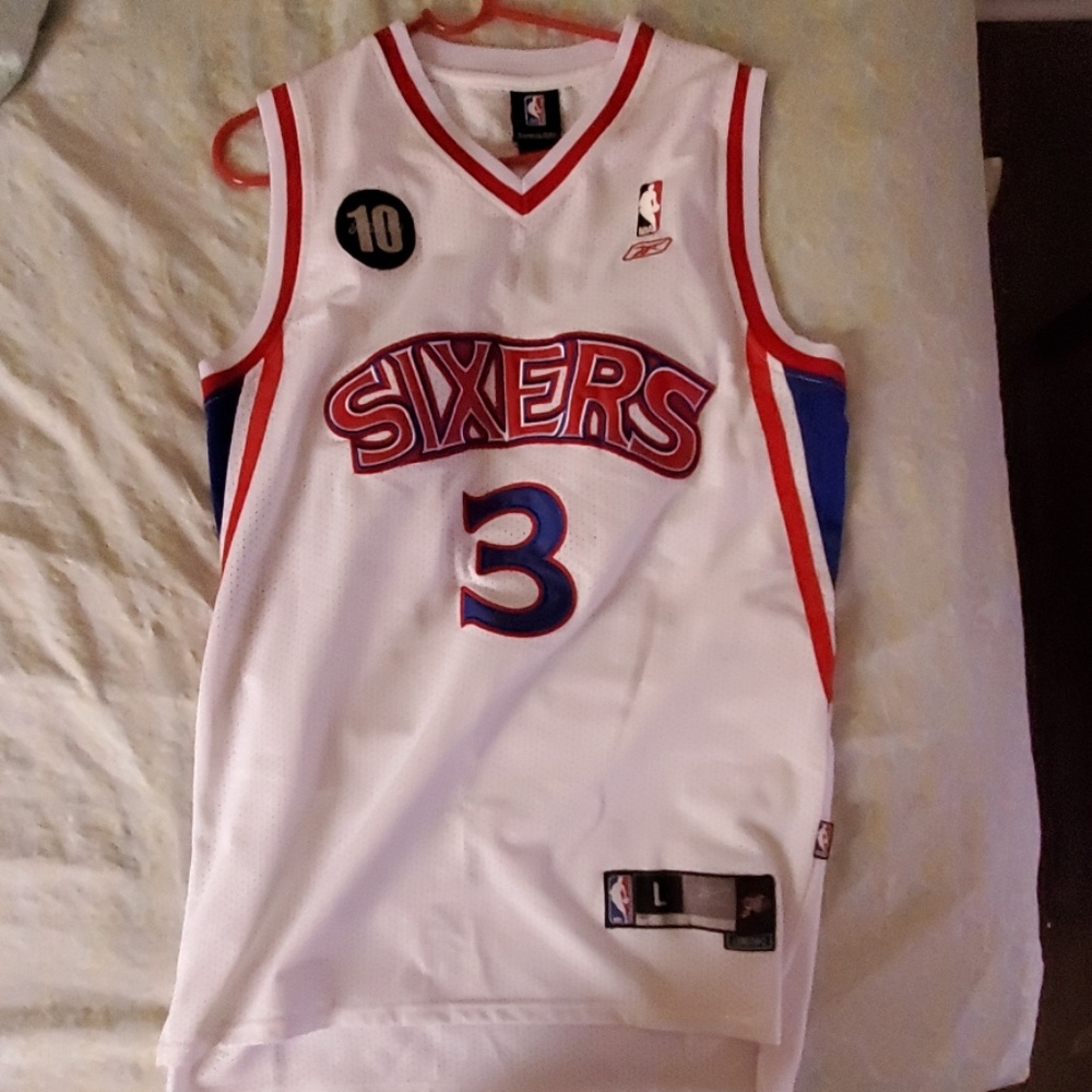 Sixers Allen Iverson Authentic Jersey